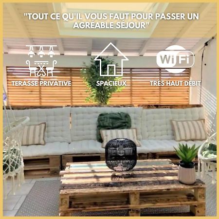 Apartamento Le Paisiblement Votre 2 Ch, Terrasse, Clim, Park Montauban Exterior foto